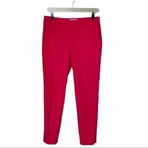 Chaus Deep Pink Cropped Ankle pants w side zip 4